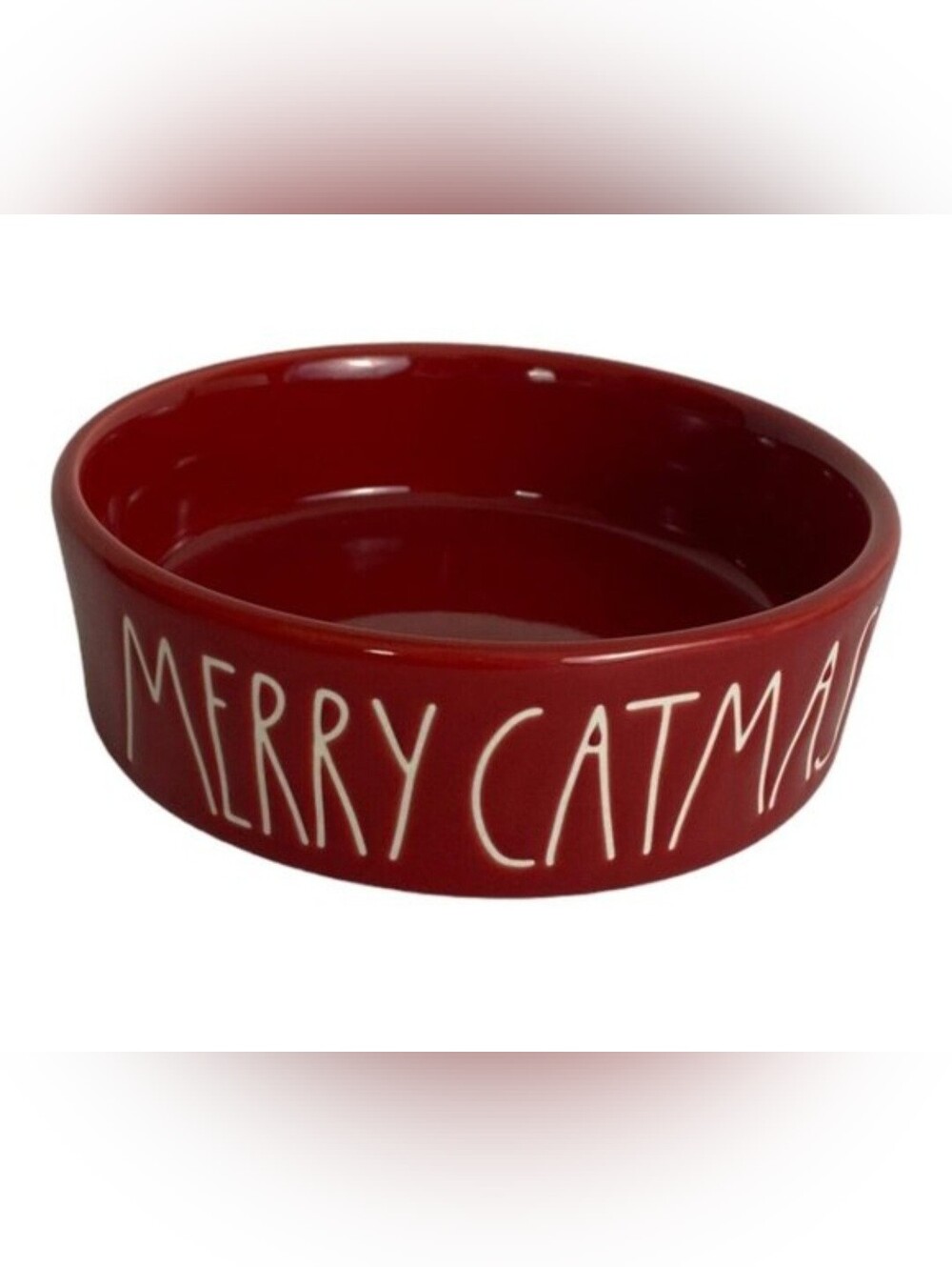 Rae Dunn "MERRY CATMAS" Food Bowl
